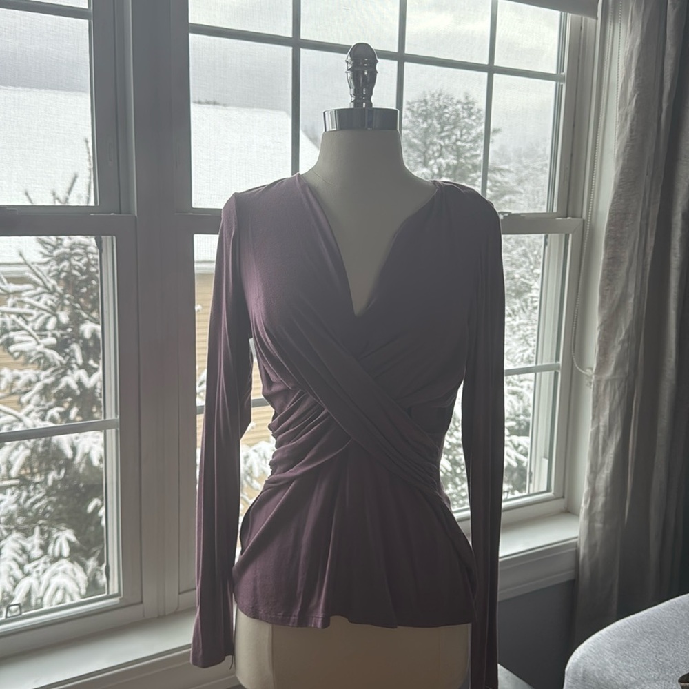 Anthropologie Purple Shirt Medium